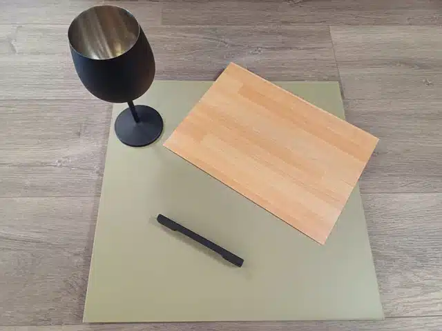 La cuisine verte et bois en haut du podium !