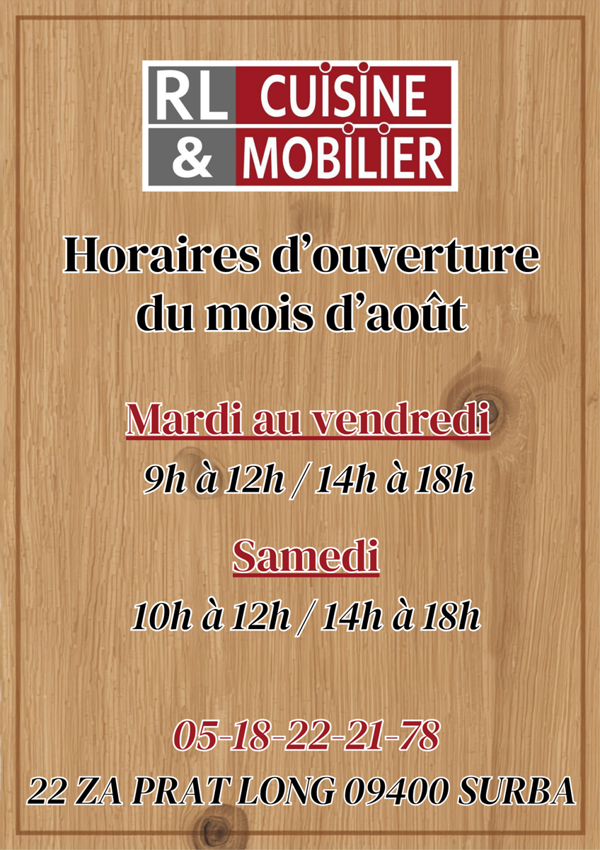 Horaires d’ouverture du mois d’août (3)